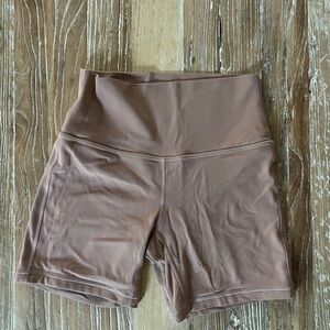 Brown lululemon Workout Shorts